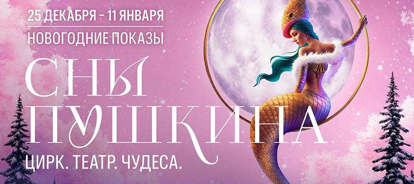 Новогоднее театрализованное цирковое шоу «Сны Пушкина»